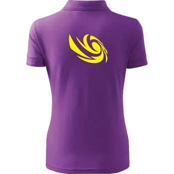 Vortex logo samostatné - žluté - Polokošile dámská Pique Polo - L ( Fialová )