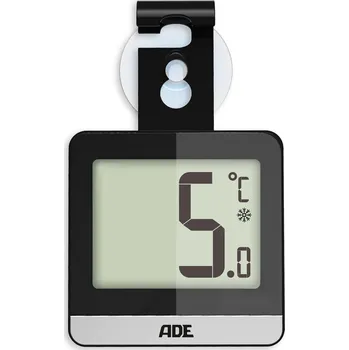 Kuchyňský teploměr Kuchyňský teploměr do chladničky a mrazničky Plastový ADE FRIDGE BLACK
