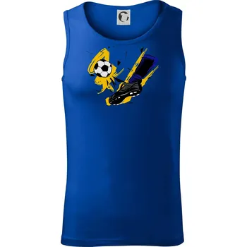 Kopačka s míčem - Tílko pánské Core - L ( Královská modrá )