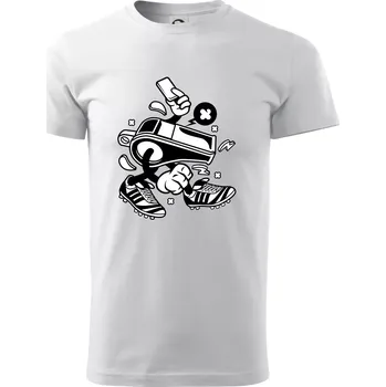 Pánské tričko Rozhodčí píšťalka - Triko extra velké (5-8XL) - 6XL ( Bílá )