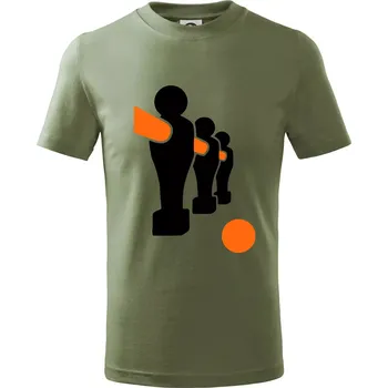 Fotbálek postavy - Tričko dětské bavlněné - 146 cm/10 let ( Khaki )