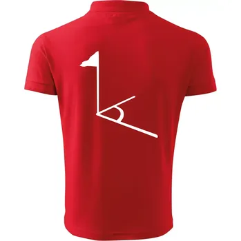 Pánská košile Rohový praporek - Polokošile pánská Pique Polo 203 - M ( Červená )