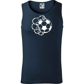 Medvědí tlapa fotbal - Tílko pánské Core - L ( Námořní modrá (velmi tmavá - téměř černá) )
