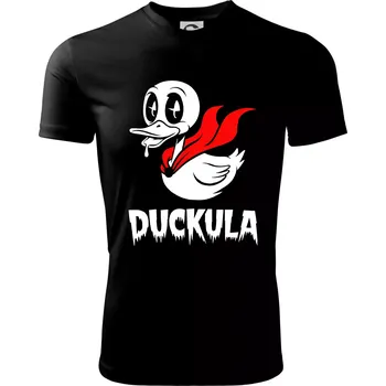 Chlapecké tričko Duckula - Dětské triko sportovní (dresovina) - 122 cm/6 let ( Černá )
