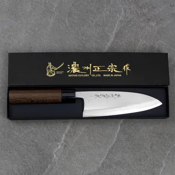 Kuchyňský nůž SATAKE Cutlery Mfg Aogami 16,5 cm - japonský nůž Deba na filé z nerezové oceli
