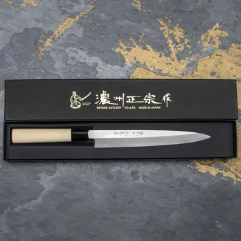 Kuchyňský nůž SATAKE Cutlery Mfg S/D SK-5 21 cm - japonský nůž Yanagi Sashimi z uhlíkové oceli