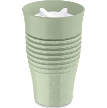 Termohrnek KOZIOL Safe To Go 400 ml světle zelený - plastový termohrnek