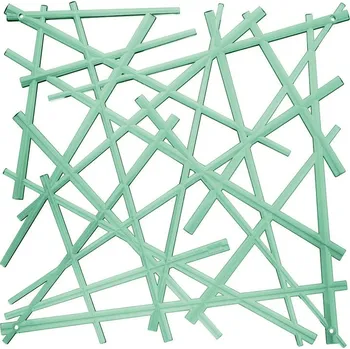 Obklad KOZIOL Stixx zelený 4 ks. - dekorativní plastové panely na zeď