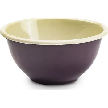 Smaltem potažená mísa OLKUSKIE WYROBY EMALIOWANE 0,75 l OWE Eggplant