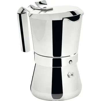 Moka konvice Tlakový ocelový kávovar GIANNINI LA TRADIZIONE na 3 šálky espressa (3 tz)