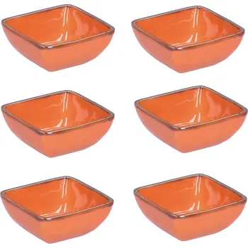 Misky na dip a občerstvení z keramiky ROSE TULIPANI CONCERTO ARANCIONE 8 cm 6 ks.