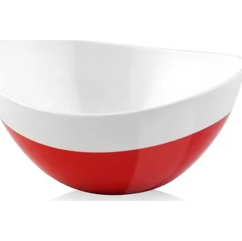 VIALLI DESIGN Livio Duo Insalata 28 cm červená - plastová mísa / salátová mísa