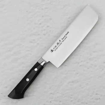 Kuchyňský nůž SATAKE Cutlery Mfg Aogami Pro 16 cm - japonský Nakiri nůž na zeleninu z uhlíkové oceli