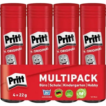 Kancelářské lepidlo Pritt lepidlo v tyčince 22 g PK6MP 4 ks