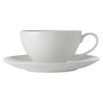 Maxwell and Williams White Basic Coupe šálek s podšálkem, 400 ml