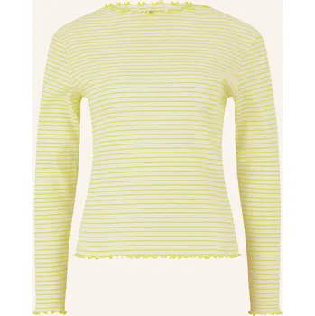 Cartoon Dámské Tričko S Dlouhým Rukávem S Volánky, krémová /...