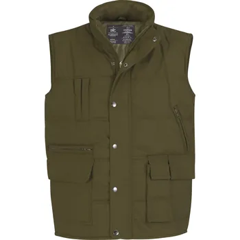 Pánská vesta B&C Unisex vesta JU880 Olive M