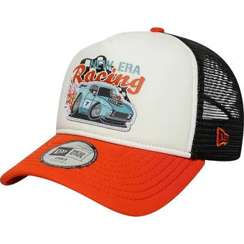 Kšiltovka kšiltovka New Era 9FO AF Race Trucker Child - Clemson Orange/White one size