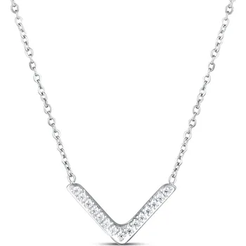 Šperk Náhrdelník Amelora Silver VUCH bílá | šedá 3375800