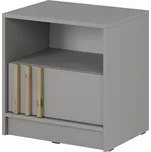 Piaski Noční stolek NELLY S51 Kombinace barev: 2. šedá/ lamela Artisan