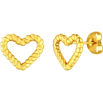 Šperk Náušnice Arisca Gold VUCH bílá 3375747