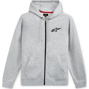 Pánská mikina ALPINESTARS mikina AGELESS CHEST Zip grey heather/black - L