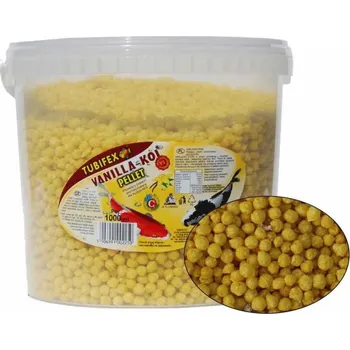 Krmivo pro rybičky KOI VANILLA pellet kuličky, dóza 5 l