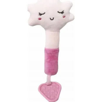 Hračka pro psa TULILO Hračka se zvukem - Růžový obláček 17 cm