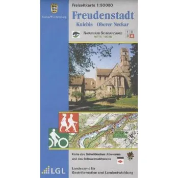 Topographische Freizeitkarte Baden-Württemberg Freudenstadt