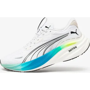 Pánská běžecká obuv PUMA Pánské běžecké boty Magnify Nitro 3 46 BÍLÁ|MODRÁ
