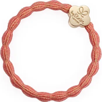 By Eloise London Metallic Gold Quatrefoil barva Coral Pink