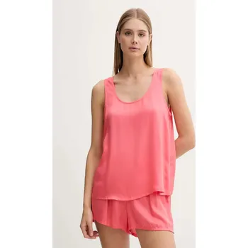 Dámské pyžamo Pyžamo United Colors of Benetton dámské, růžová barva, 41HY3P00S 38X, vel. XXS