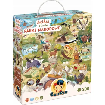 Puzzle CzuCzu Puzzle Divoké puzzle - Národní parky 200 dílků