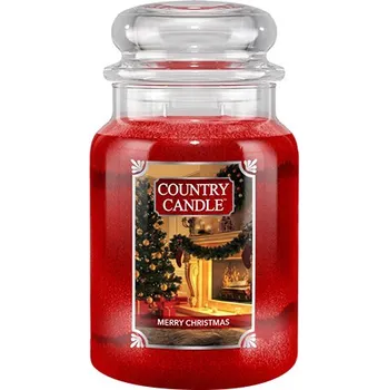 Svíčka Country Candle Vonná Svíčka Merry Christmas, 652 g