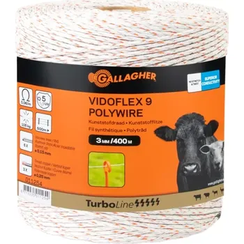 Ohradník Lanko pro ohradník TurboLine, Ø3mm, 400m, oranžovo-bílé