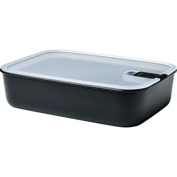 Dóza na potraviny MEPAL EasyClip Nordic Black 2,25 l - potravinový kontejner s víkem