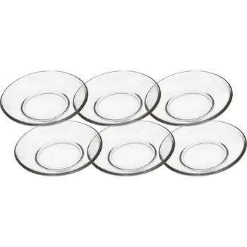 Talíř Skleněné talíře / podšálky GLASMARK 6 ks