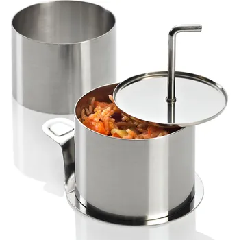 Příbor LURCH 6 ks - dezertní kroužky z nerezové oceli s příslušenstvím