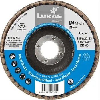 Příslušenství k nářadí LUKAS Lamelový kotouč, V4 MASTER 125, A27471250601465