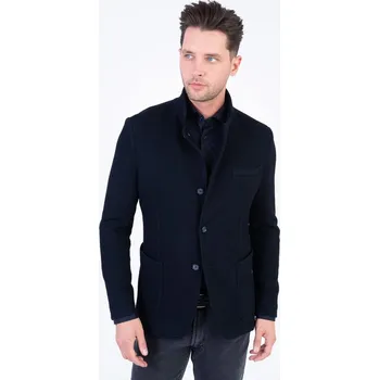Pánské sako Vlněné sako se stojákem V přiléhavém střihu 193174