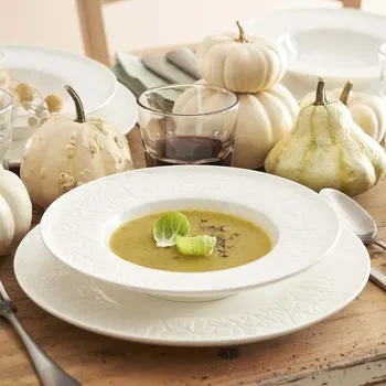 Talíř LA PORCELLANA BIANCA Bosco 23 cm 6 ks. - hluboké porcelánové jídelní talíře