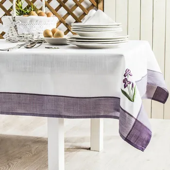 ubrus JEDEKA MESSINA 3730 fialový polyesterový ubrus 140 x 300 cm