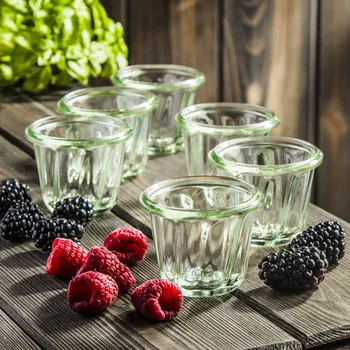 Zavařovací sklenice WECK Pekárna 0,08 l 6 ks. - skleněné zavařovací sklenice bez víček