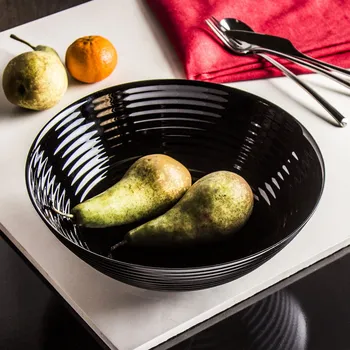 Skleněná mísa / salátová mísa LUMINARC HAREN černá 2,5 l