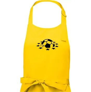 Kuchyňská zástěra Liga mistrů míč - Dámská zástěra na vaření - Univerzální velikost ( Žlutá )