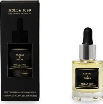 Vůně do bytu Vonný olej do difuzoru s kapátkem CERERIA MOLLA BOUTIQUE SANTAL AND TONKA 30 ml