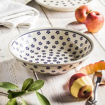 Keramická mísa / salátová mísa Bolesławiec 1,3 l - dek. 225