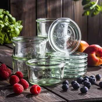 Zavařovací sklenice WECK Sturz 0,165 l 6 ks - sklenice na med s víčky