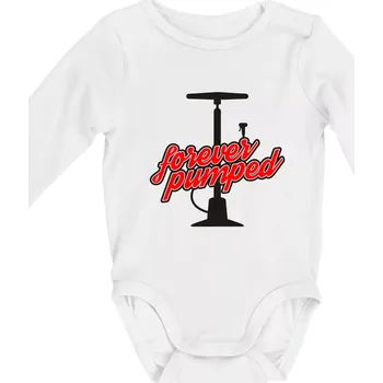 Forever Pumped - Body kojenecké s dlouhým rukávem - Dlouhý r. 3-6 měs ( Bílá )
