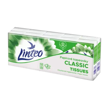 Papírový kapesník Papírové kapesníky Linteo 10x10ks